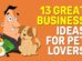 Great Business Ideas For Pet Lovers