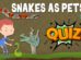 Snake Pets Quiz