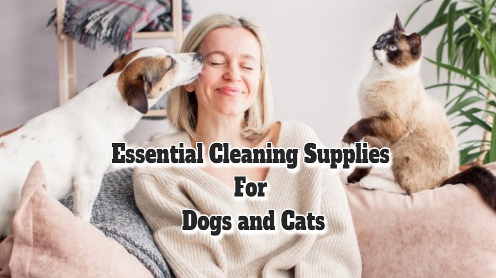 Essential Cleaning Supplies For Dogs and Cats